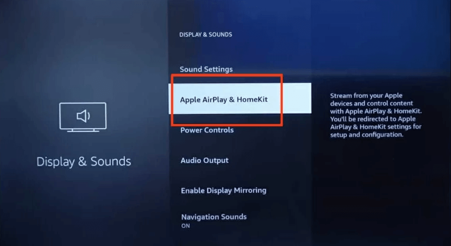 Hisense TV AirPlay - Tap Apple AirPlay and HomeKit