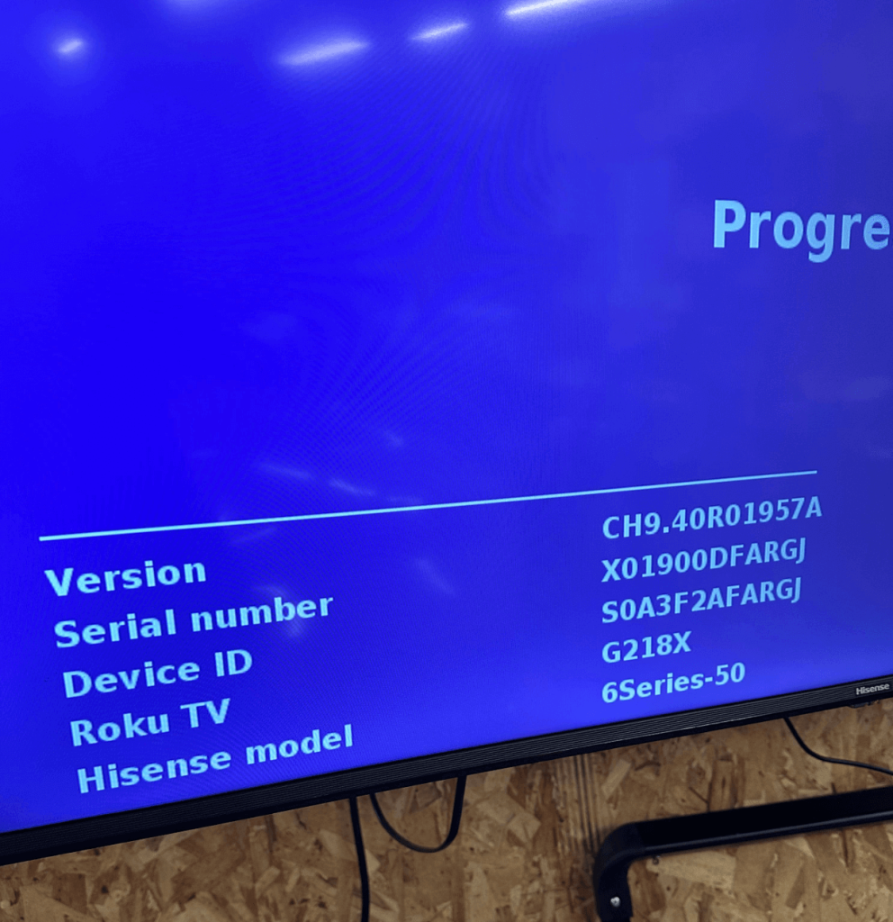 Hisense Roku TV Serial Number