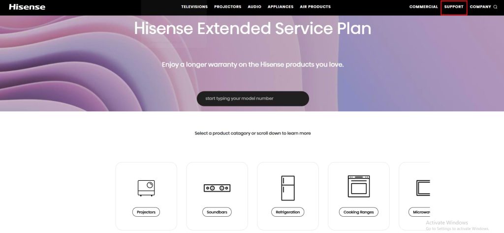 Hisense TV Warranty - Extended Warranty Page