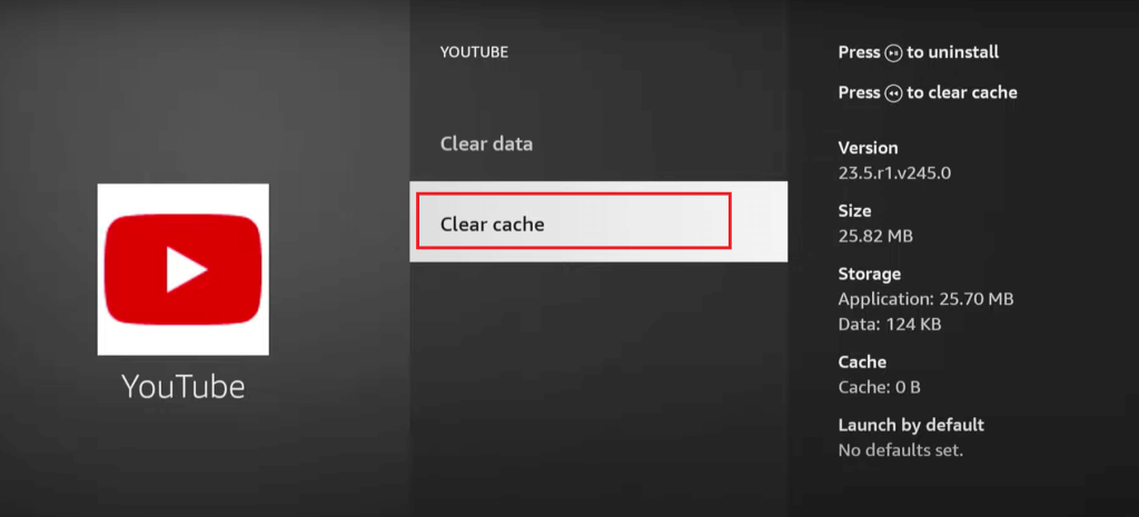 How to Clear Cache on Hisense TV - Select Clear Cache