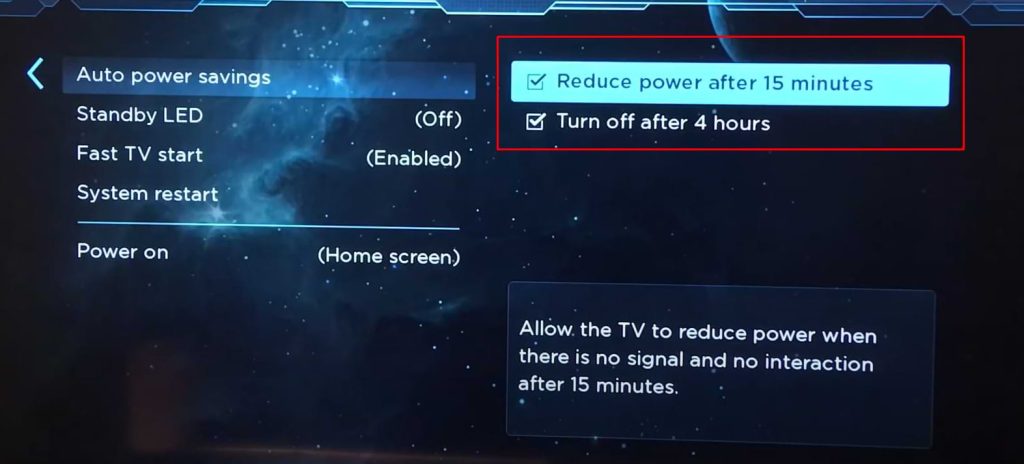 How to Turn Off Energy Saver on Hisense TV - Disable the Power Saver options