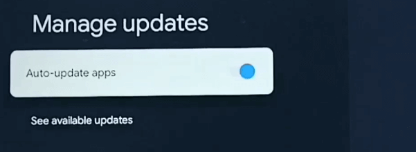 Enable Auto-update apps to update the apps on Hisense Smart TV 